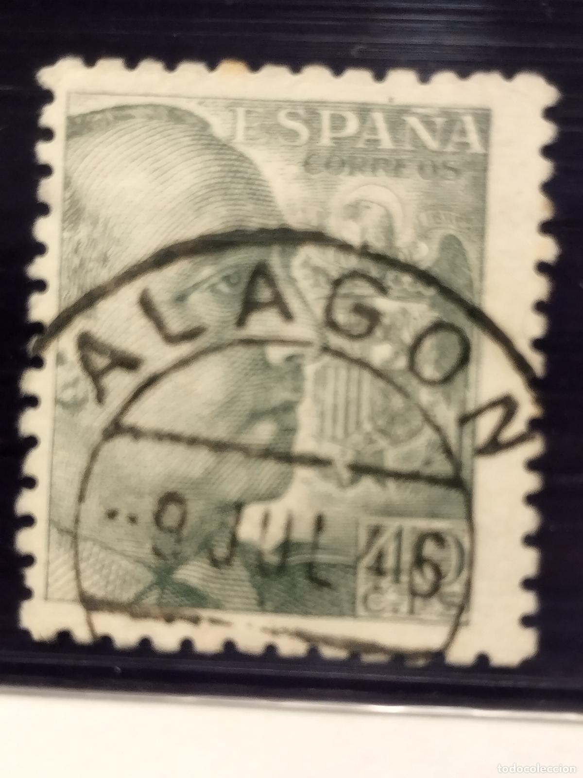 Selos: SEV ESPA&Ntilde;A. EDIFIL 925. FECHADOR DE ALAGON. ZARAGOZA. LUJO