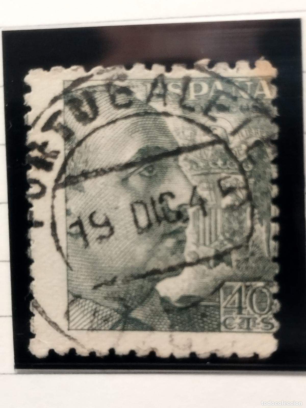 Stamps: SEV ESPA&Ntilde;A. EDIFIL 925. FECHADOR DE PORTUGALETE. VIZCAYA. LUJO 19/12/45