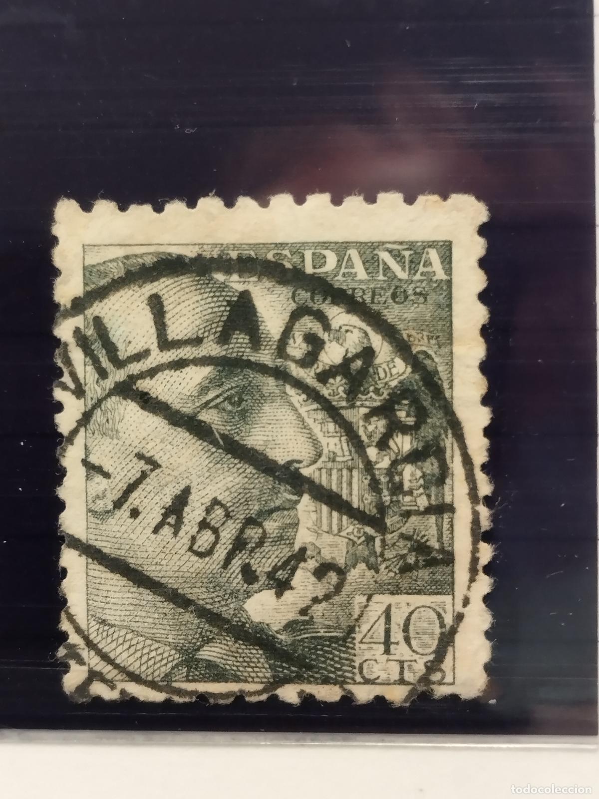 Briefmarken: SEV ESPA&Ntilde;A. EDIFIL 925. FECHADOR DE VILLAGARCIA. PONTEVEDRA. LUJO. 07/04/1942