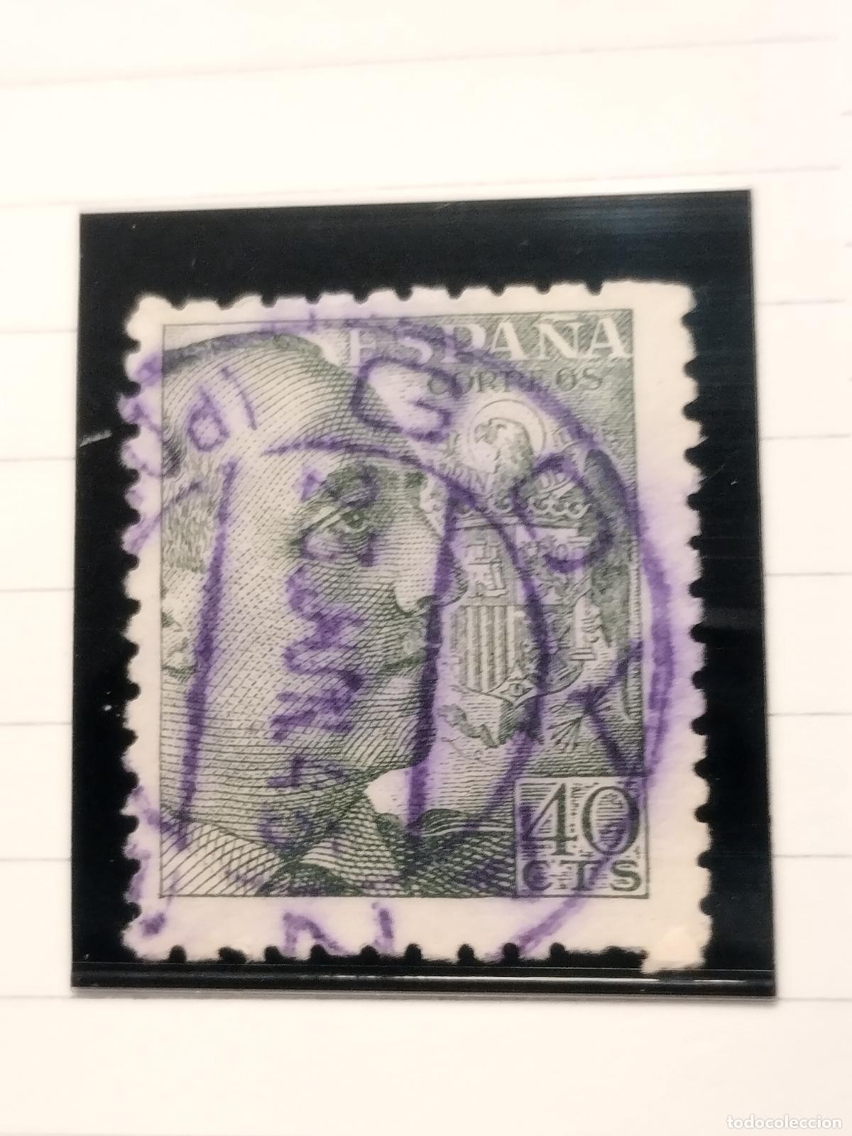 Briefmarken: SEV ESPA&Ntilde;A. EDIFIL 925. FECHADOR VIOLETA DE GOVAN. PONTEVEDRA. LUJO Y RARISIMO. 23/06/1945
