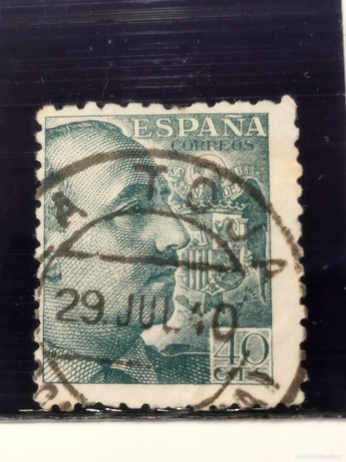 Francobolli: SEV ESPA&Ntilde;A. EDIFIL 925. FECHADOR DE LA TOJA. PONTEVEDRA. BONITO Y RARO. 29/07/1940