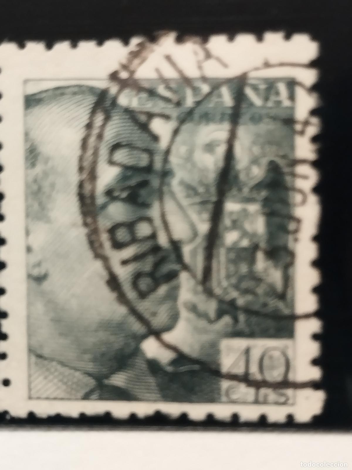 Sellos: SEV ESPA&Ntilde;A. EDIFIL 925. FECHADOR DE RIBADAVIA. ORENSE. BONITO. 23/06/1943