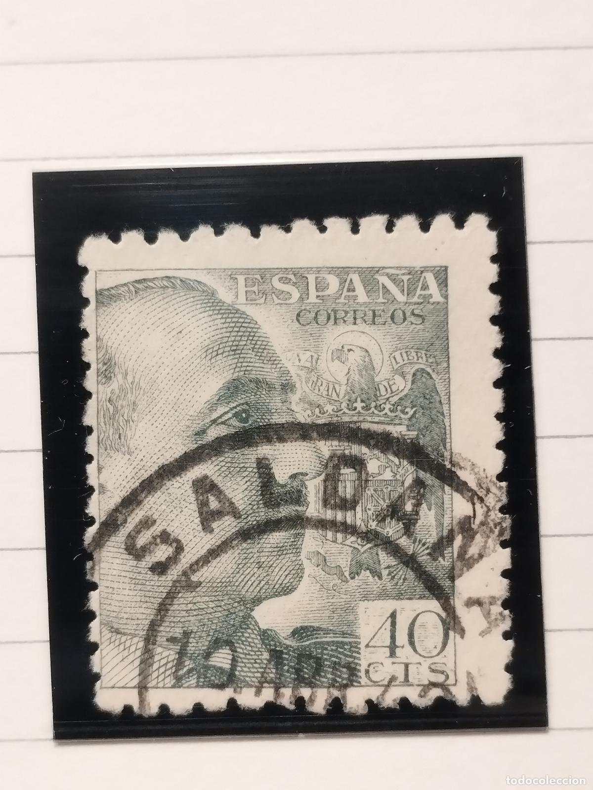 Briefmarken: SEV ESPA&Ntilde;A. EDIFIL 925. FECHADOR DE SALDA&Ntilde;A. PALENCIA. LUJO. 10/04/1943