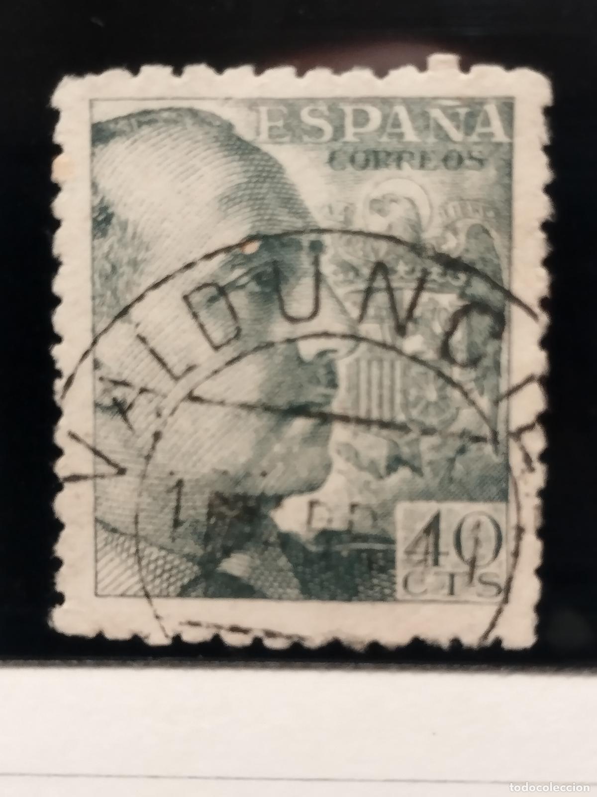 Sellos: SEV ESPA&Ntilde;A. EDIFIL 925. FECHADOR DE VALDUNCIEL. SALAMANCA. BONITO Y RARISIMO.