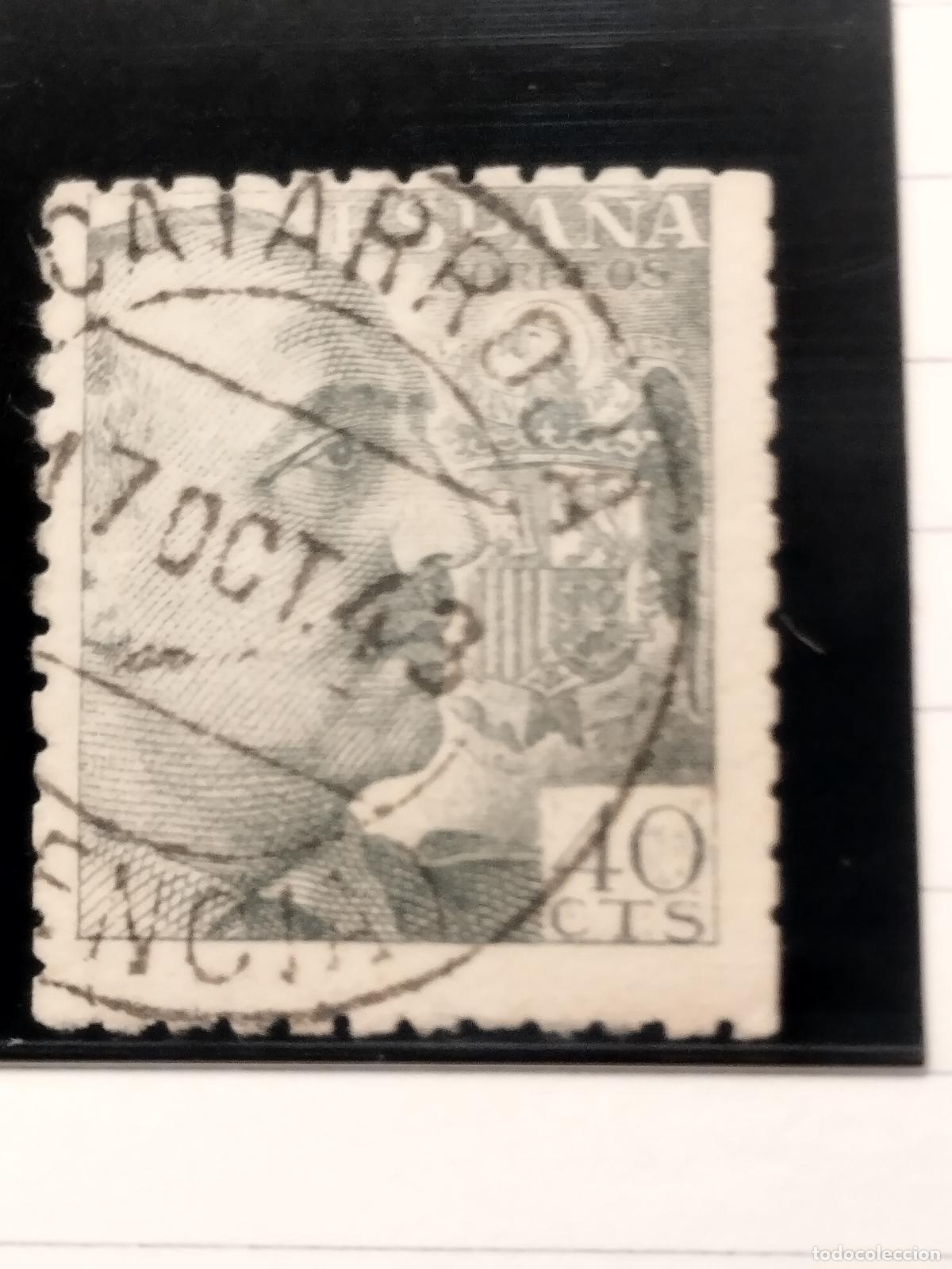 Sellos: SEV ESPA&Ntilde;A. EDIFIL 925. FECHADOR DE CATARROJA. VALENCIA. BONITO. 17/10/1943