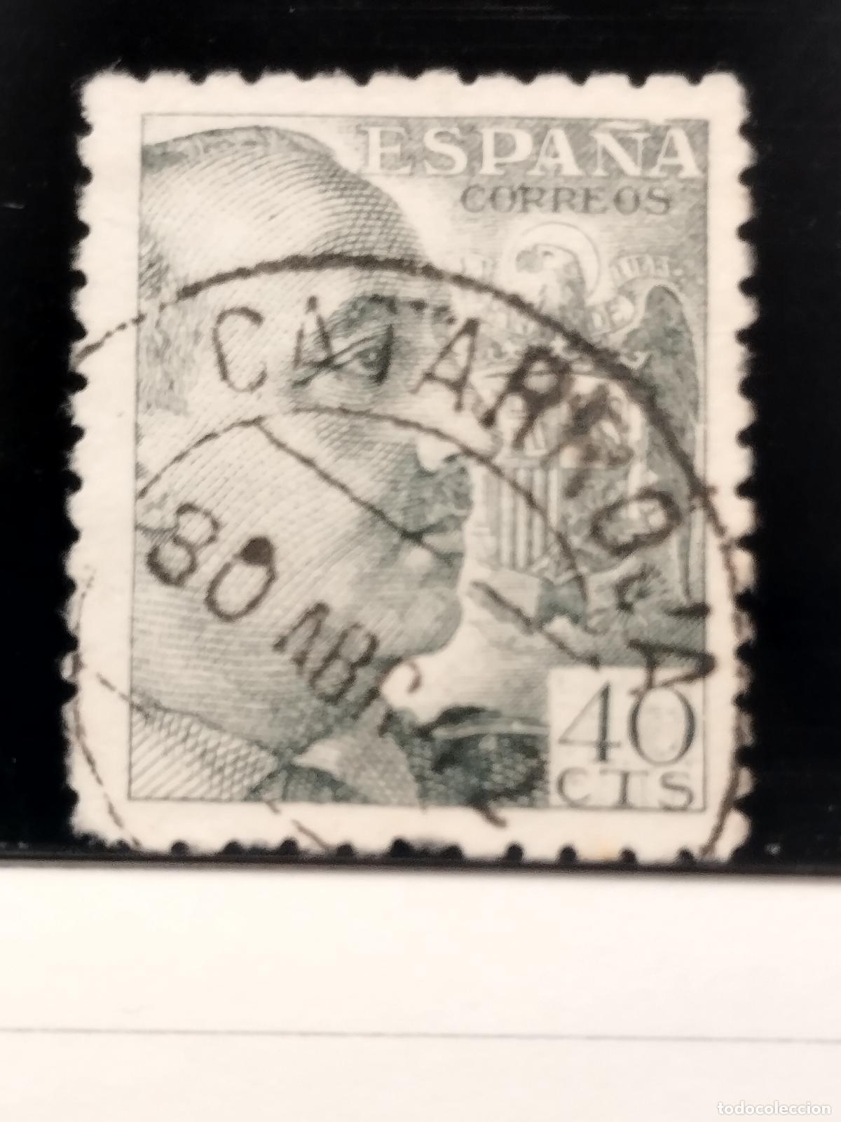 Francobolli: SEV ESPA&Ntilde;A. EDIFIL 925. FECHADOR DE CATARROJA. VALENCIA. LUJO. 30/04/1942