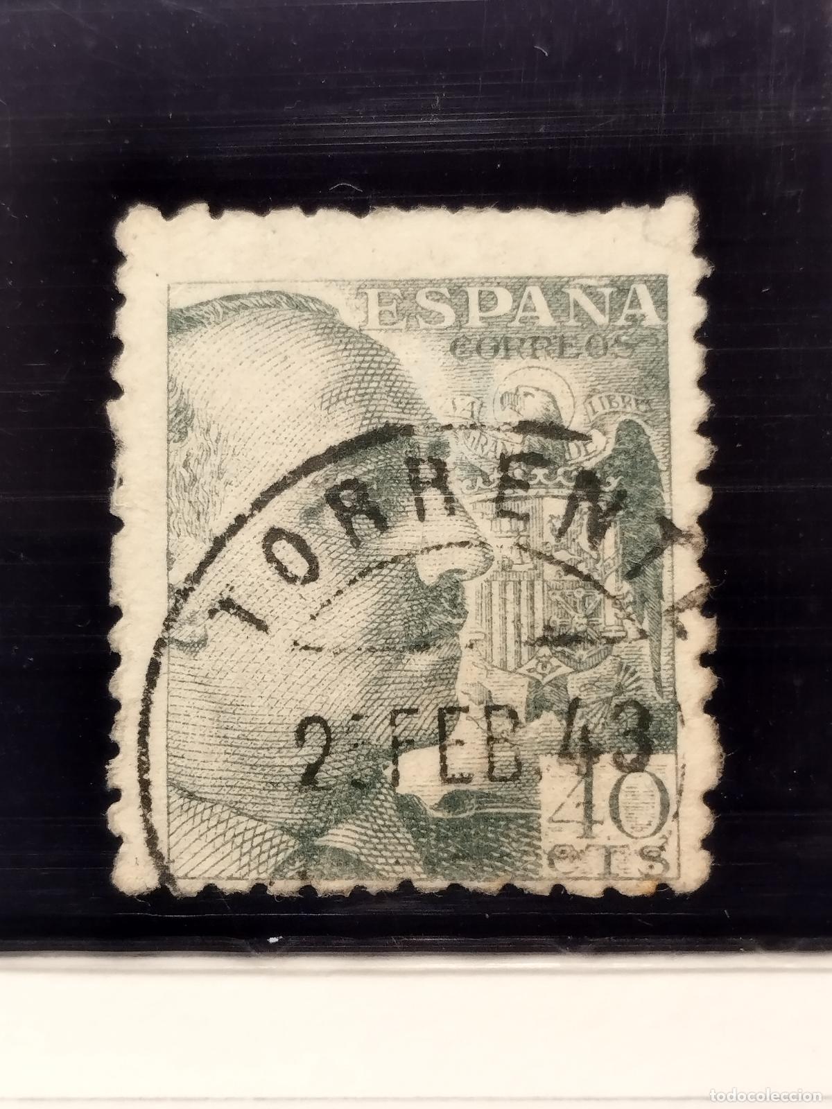 Briefmarken: SEV ESPA&Ntilde;A. EDIFIL 925. FECHADOR DE TORRENTE. VALENCIA. LUJO Y RARO. 25/02/1943