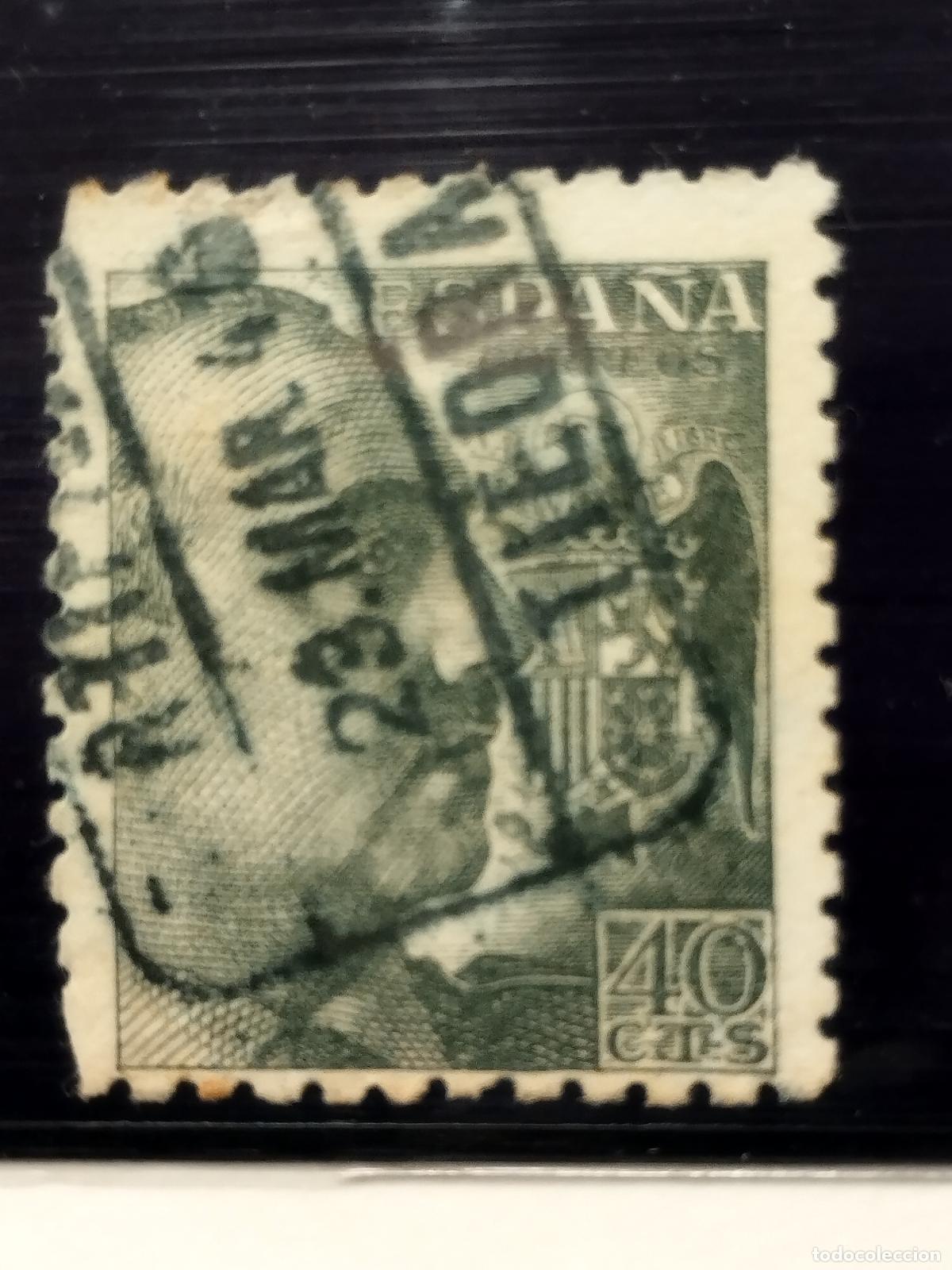Sellos: SEV ESPA&Ntilde;A. EDIFIL 925. FECHADOR DE CERTIFICADO DE TIEDRA. VALLADOLID. LUJO. 23/03/1946