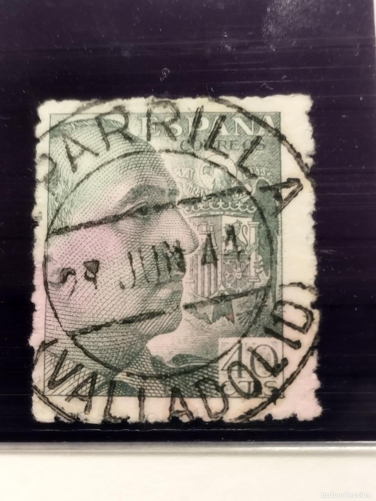 Timbres: SEV ESPA&Ntilde;A. EDIFIL 925. FECHADOR DE LA PARRILLA. VALLADOLID. LUJO. 21/06/1941