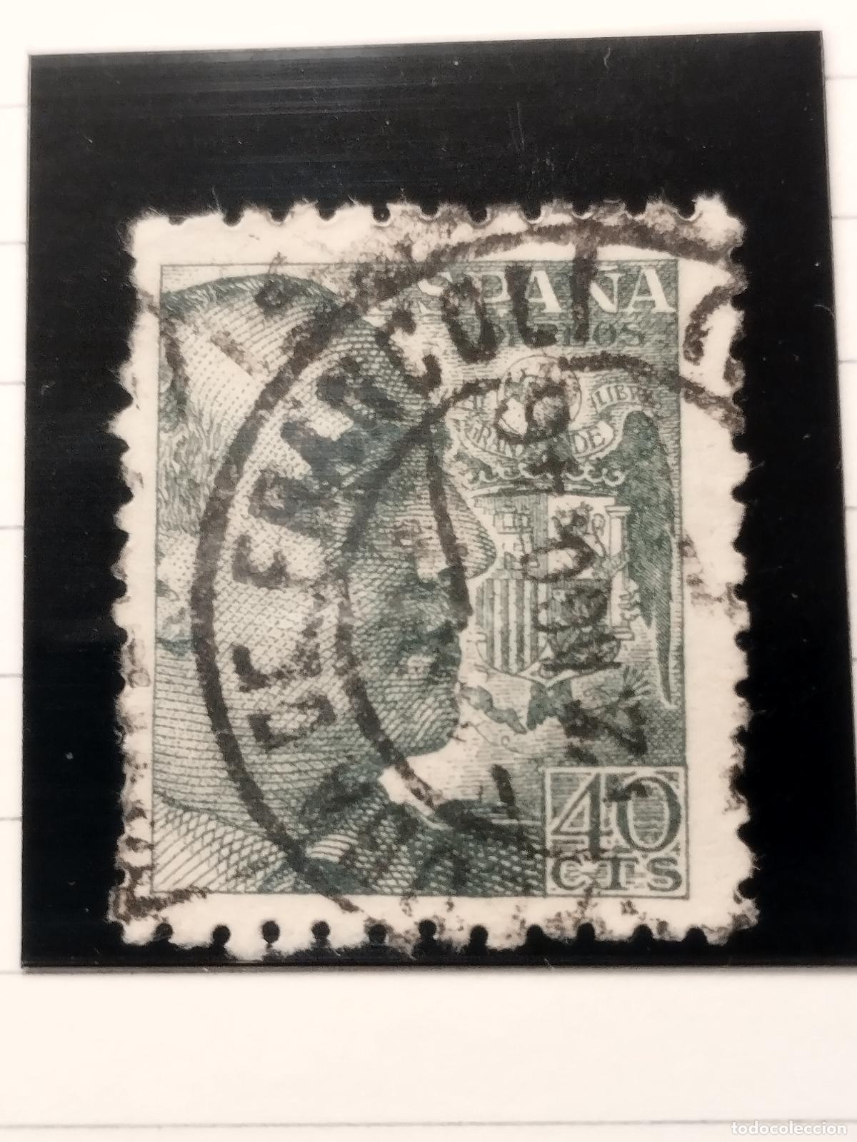 Timbres: SEV ESPA&Ntilde;A. EDIFIL 925. FECHADOR DE ESPLUGA DE FRANCOLI. TARRAGONA. 02/08/1946