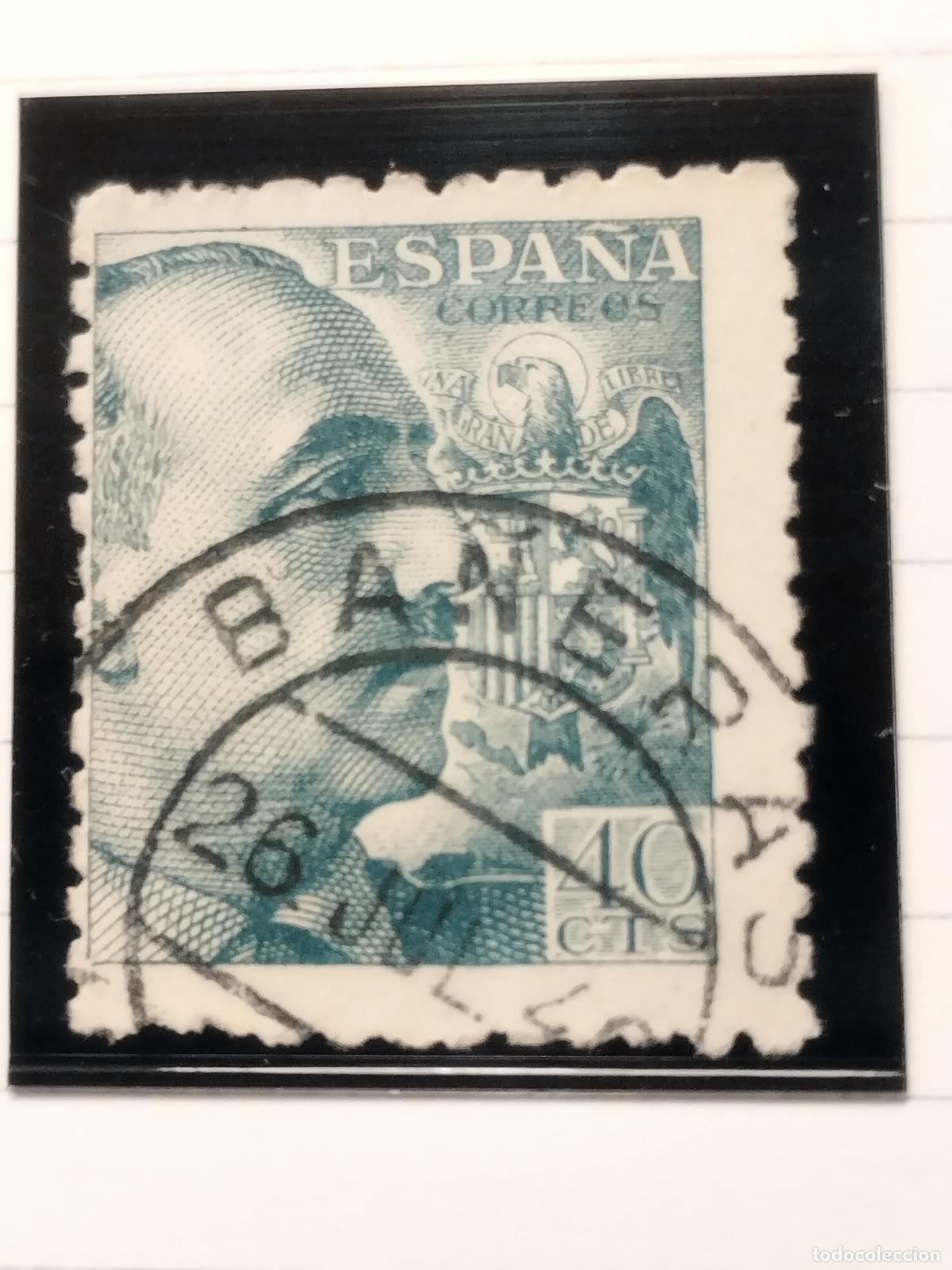 Sellos: SEV ESPA&Ntilde;A. EDIFIL 925. FECHADOR DE BA&Ntilde;ERAS. TARRAGONA. LUJO Y RARO.