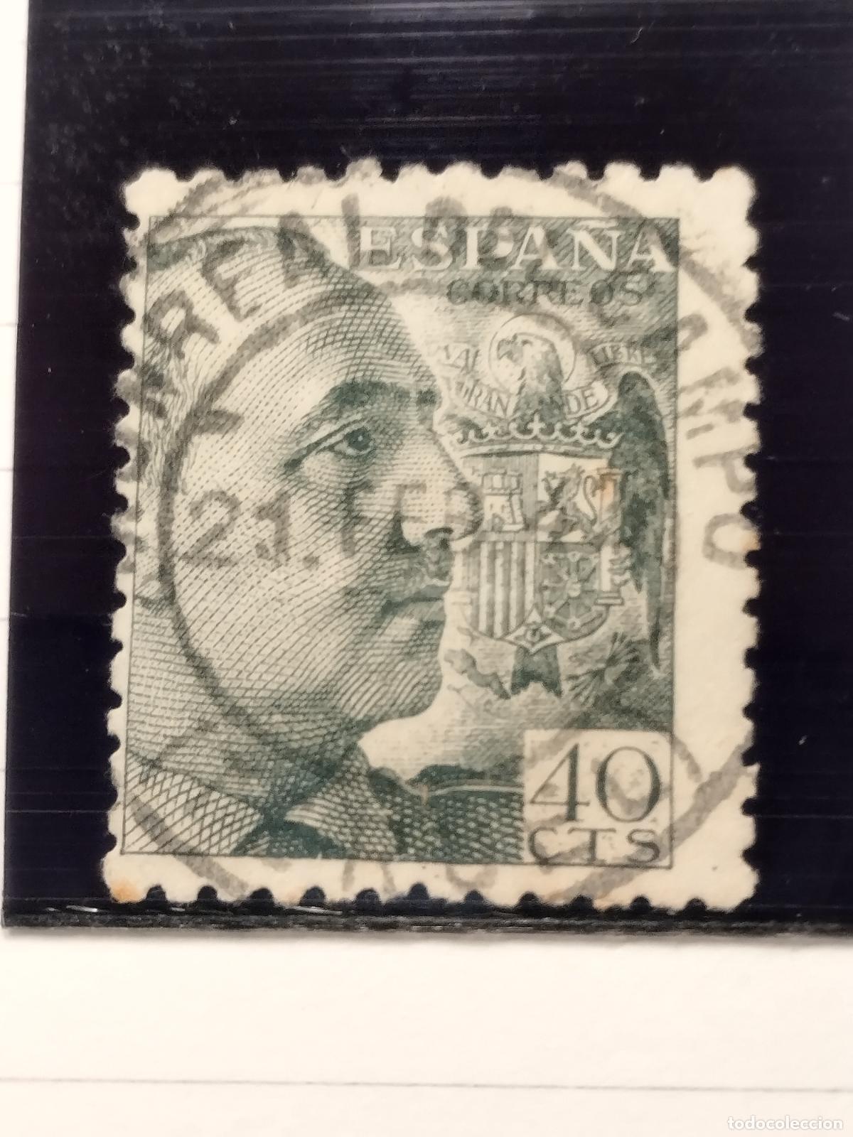 Sellos: SEV ESPA&Ntilde;A. EDIFIL 925. FECHADOR DE MONREAL DEL CAMPO TERUEL. BONITO Y RARO. 21/02/1943
