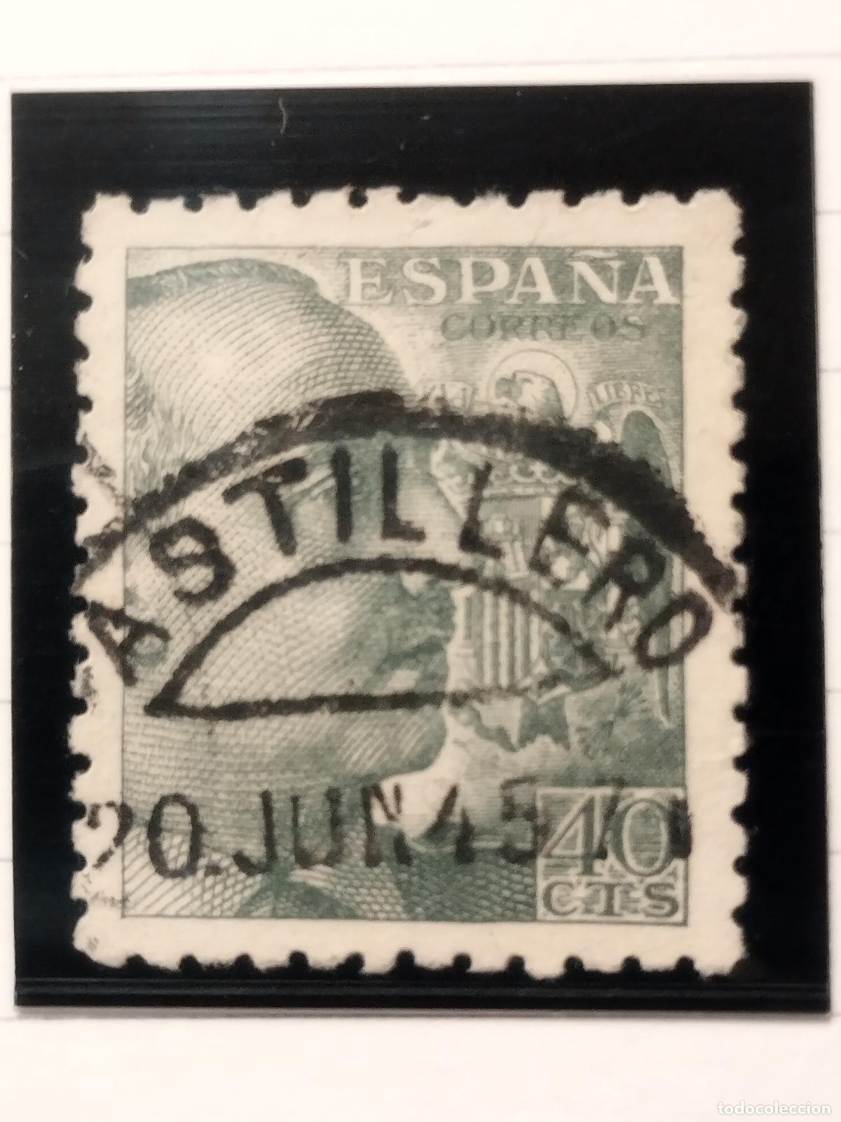 Selos: SEV ESPA&Ntilde;A. EDIFIL 925. FECHADOR DE ASTILLERO. SANTANDER. LUJO. 20/06/1945
