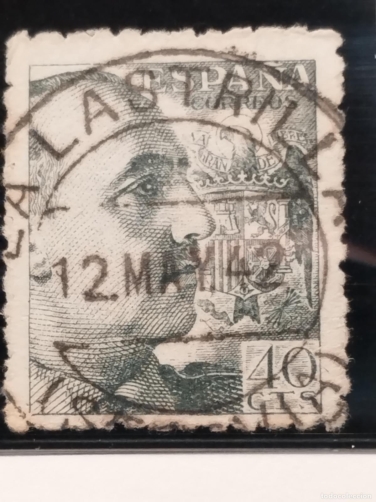 Selos: SEV ESPA&Ntilde;A. EDIFIL 925. FECHADOR DE LA LASTRILLA. SEGOVIA. BONITO Y RARO. 12/05/1942