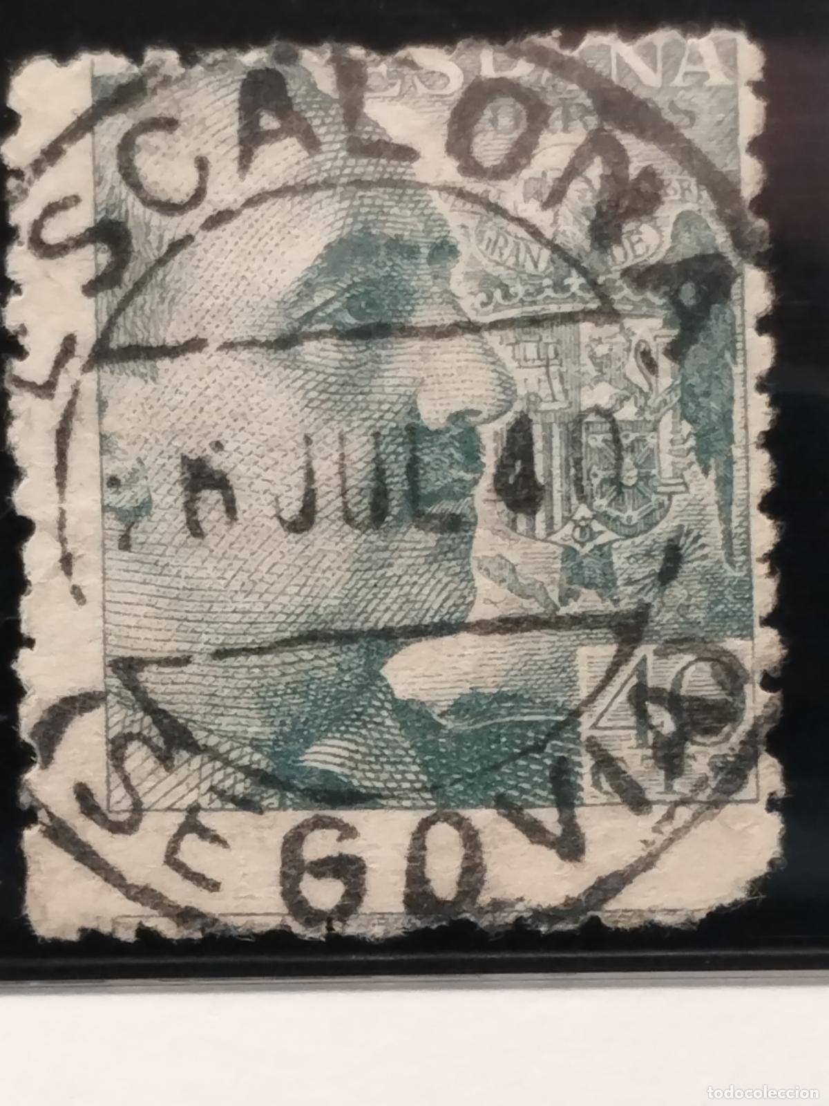 Sellos: SEV ESPA&Ntilde;A. EDIFIL 925. FECHADOR DE ESCALONA. SEGOVIA. LUJO Y RARO.
