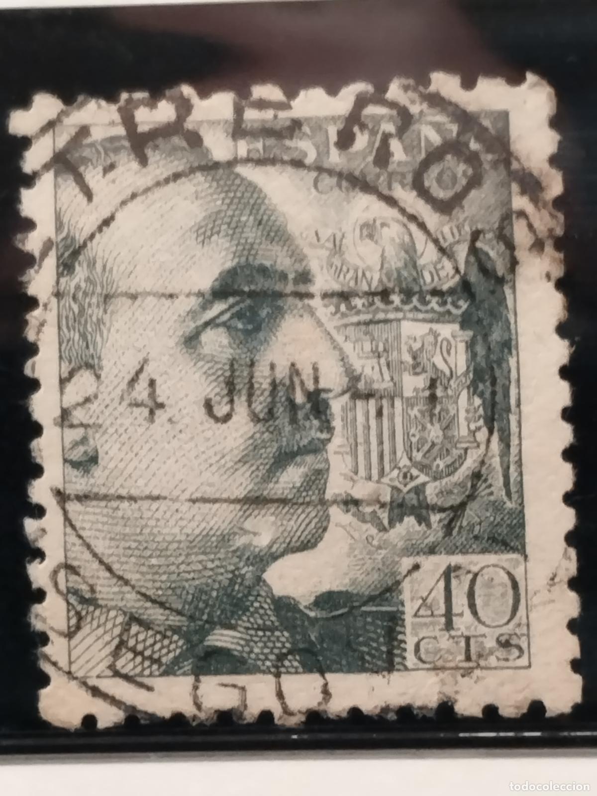 Sellos: SEV ESPA&Ntilde;A. EDIFIL 925. FECHADOR DE ETREROS. SEGOVIA. BONITO Y RARO.