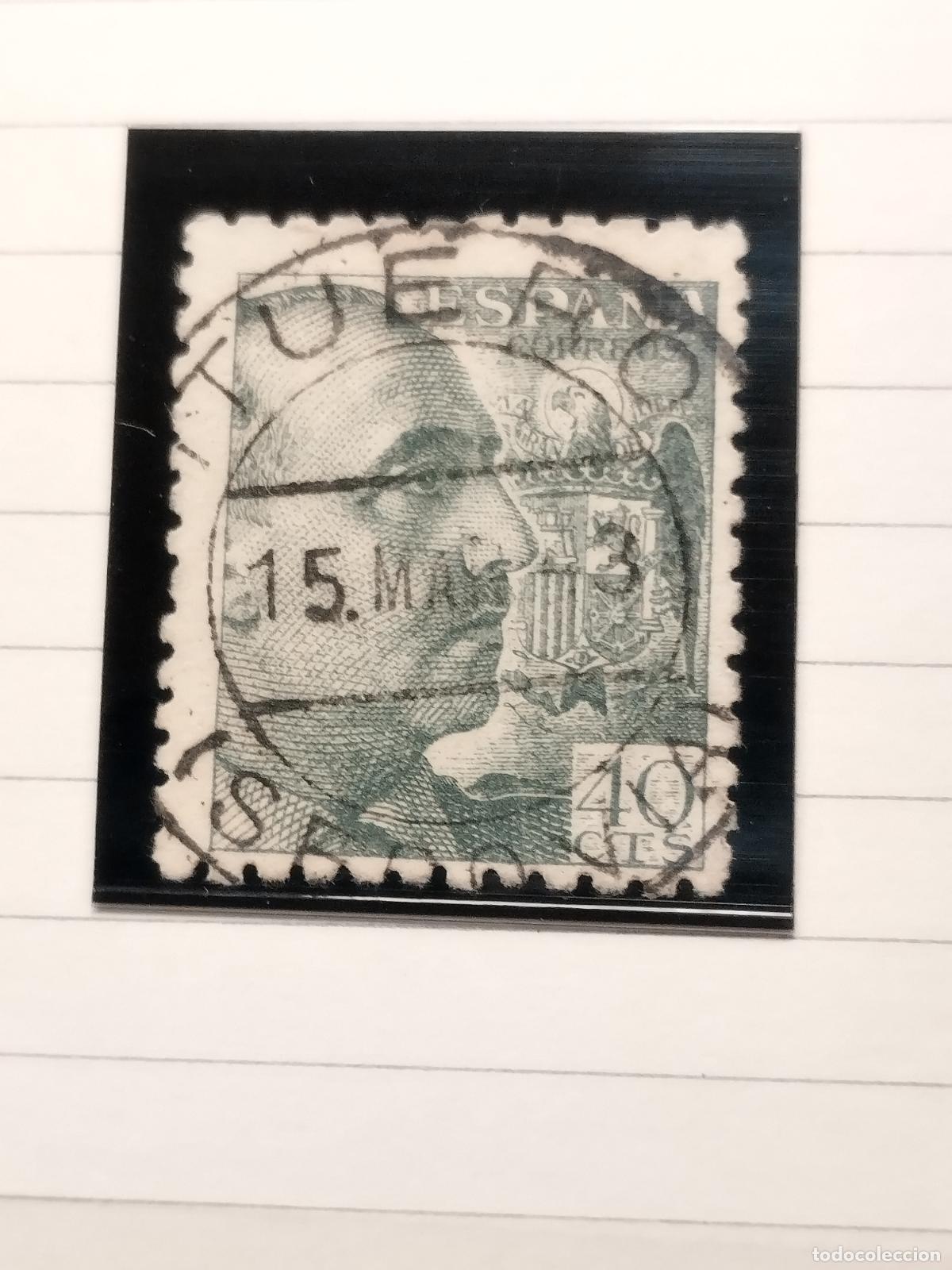 Sellos: SEV ESPA&Ntilde;A. EDIFIL 925. FECHADOR ITUERO. SEGOVIA. LUJO Y RARISIMO. 15/03/1943