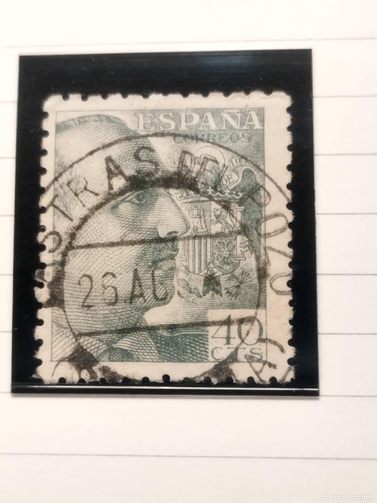 Sellos: SEV ESPA&Ntilde;A. EDIFIL 925. FECHADOR DE LASTRAS DEL POZO. SEGOVIA. BONITO Y RARISIMO. 26/08/1943