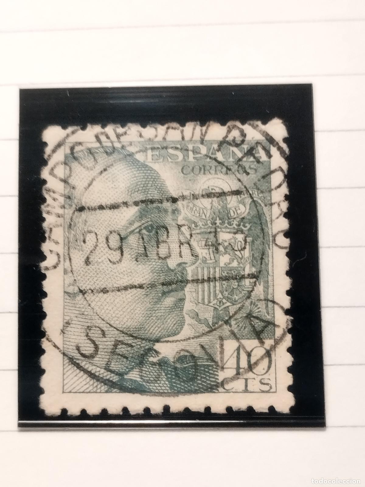 Timbres: SEV ESPA&Ntilde;A. EDIFIL 925. FECHADOR DE CAMPO DE SAN PEDRO. SEGOVIA. BONITO Y RARISIMO. 29/04/1943