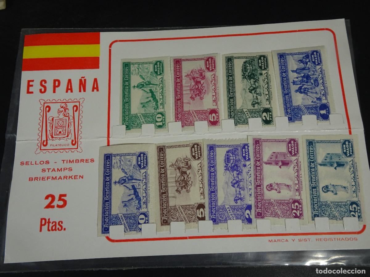 Selos: LOTE SELLOS ASOCIACI&Oacute;N BEN&Eacute;FICA CORREOS, VER FOTOS