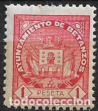 Sellos: Sello Municipal, Betanzos, CORU&Ntilde;A, 1 pta. rojo * *