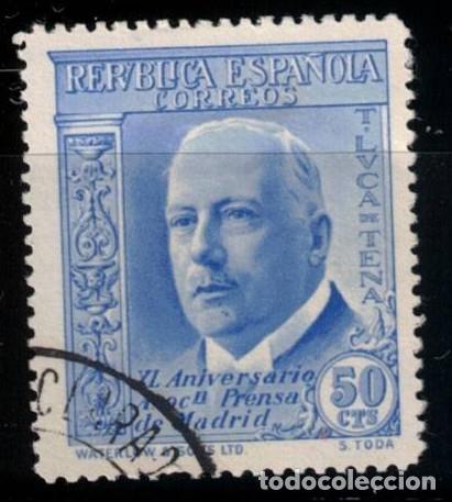 Sellos: A&Ntilde;O 1936 EDIFIL 704 - XL ANIV. ASOCIACION DE LA PRENSA
