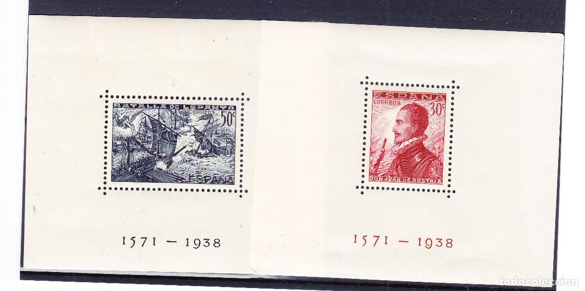 Briefmarken: ** 862/863 HB BATALLA LEPANTO. NUEVAS SIN CHARNELA - VALOR EDIFIL 110 &euro; - TDA. 45.000 CORTA