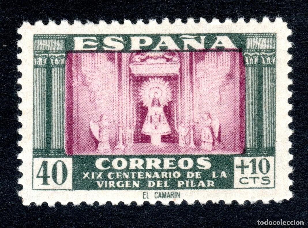 Sellos: EDIFIL 998 VIRGEN DEL PILAR 1946. VALOR CAT&Aacute;LOGO: 5,20 &euro;. MNH **