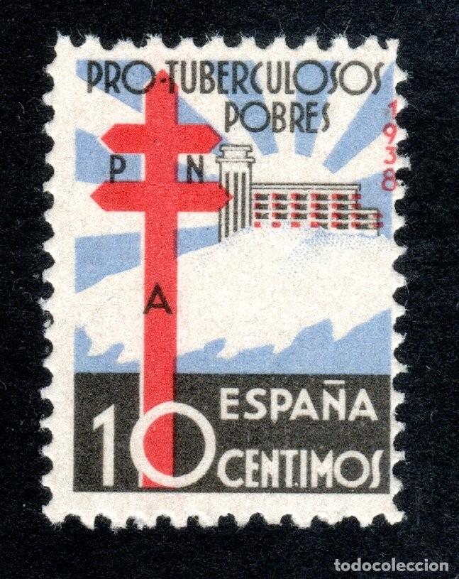 Sellos: EDIFIL 866 PRO TUBERCULOSOS 1938. VALOR CAT&Aacute;LOGO: 18 &euro;. MNH **