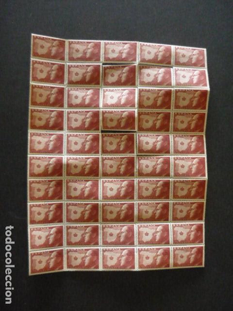 Stamps: PLIEGO 50 SELLOS NUEVOS JUAN III 50 CENTIMOS DON JUAN DE BORBON