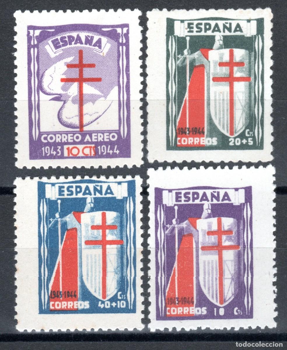 Sellos: EDIFIL 970-973 PRO TUBERCULOSOS 1943 (SERIE COMPLETA). VALOR CAT&Aacute;LOGO: 25 &euro;. MNH **