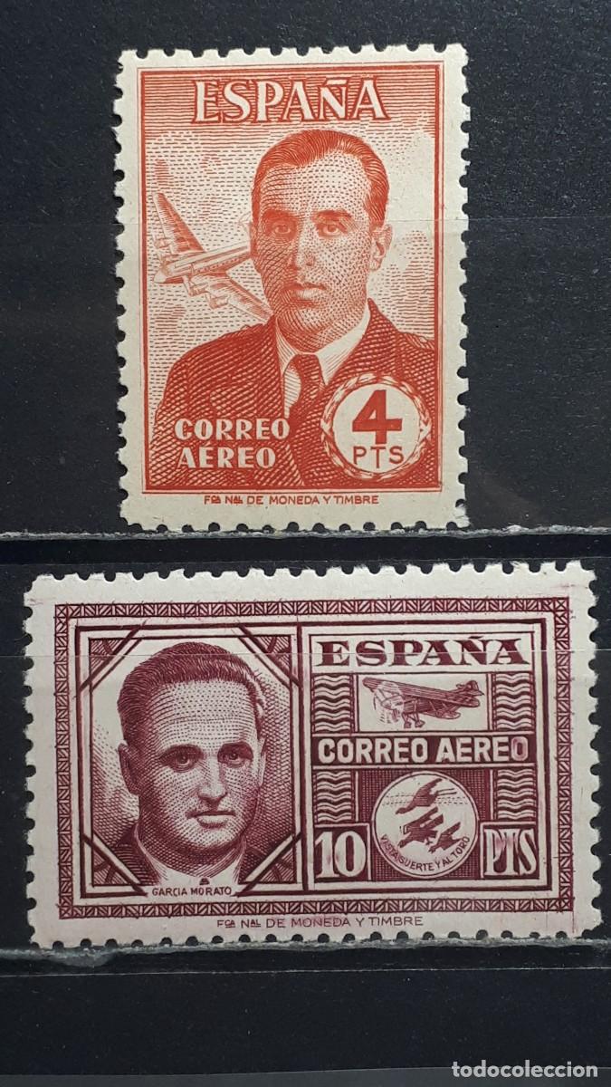 Sellos: ESPA&Ntilde;A. A&ntilde;o 1945. *. Edifil 991/2