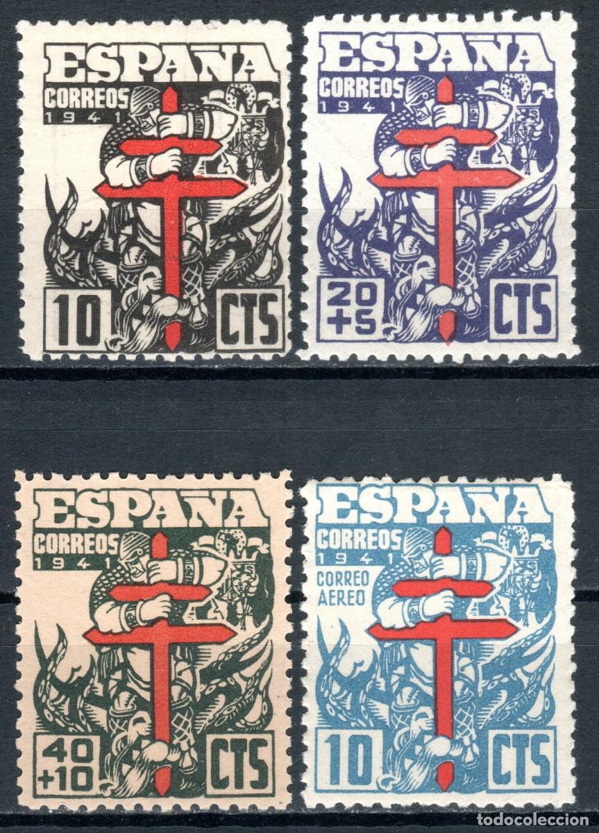 Sellos: EDIFIL 948-951 PRO TUBERCULOSOS 1941 (SERIE COMPLETA). MNH ** (SALIDA: 0,01 &euro;).