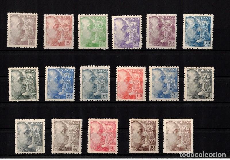Sellos: ESPA&Ntilde;A. EDIFIL 919/35** MAGNIFICA Y RARA SERIE COMPLETA GENERAL FRANCO.