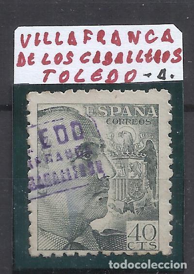 Sellos: franco fechador villafranca de los caballeros TOLEDO