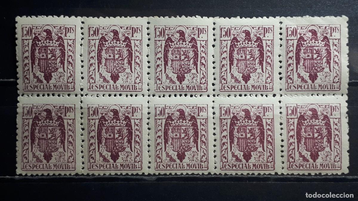 Sellos: ESPA&Ntilde;A. A&Ntilde;O 1940-50. **. Sellos fiscales.