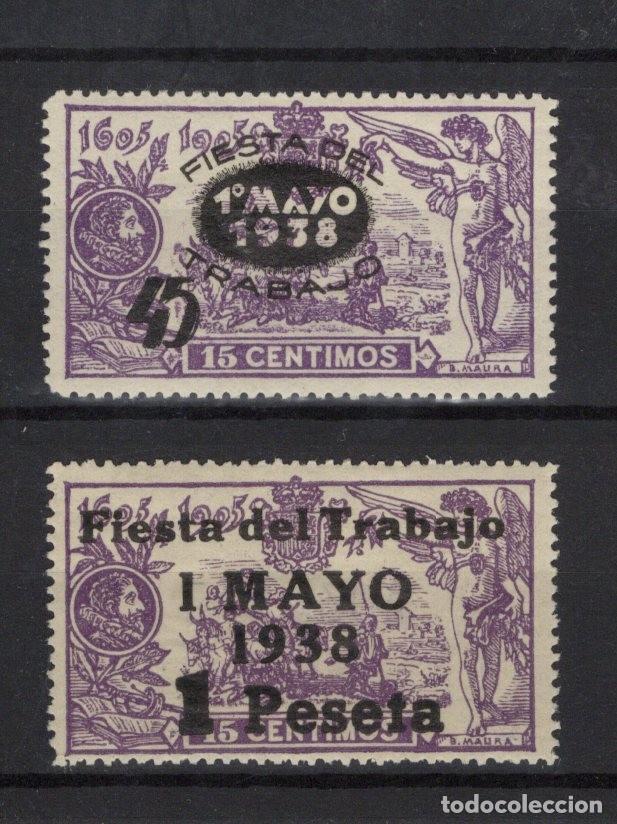 Francobolli: PC1009 Sellos Espa&ntilde;a a&ntilde;o 1938 EDIFIL 761/762** sellos originales en NUEVO SERIE COMPLETA v.c 16.50 &euro;