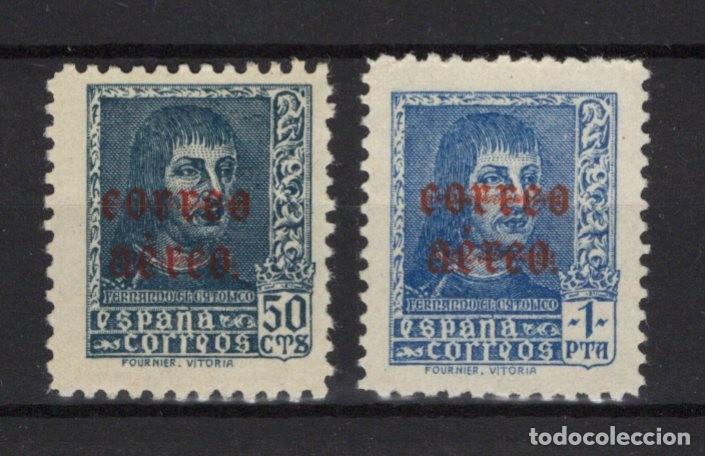 Stamps: PC1027 Sellos Espa&ntilde;a a&ntilde;o 1938 EDIFIL 845/846** en NUEVO correo aereo v.c 9.75 &euro;