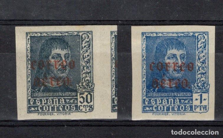 Stamps: PC1028 Sellos Espa&ntilde;a a&ntilde;o 1938 EDIFIL 845s/846s** en NUEVO v.c 310 &euro;