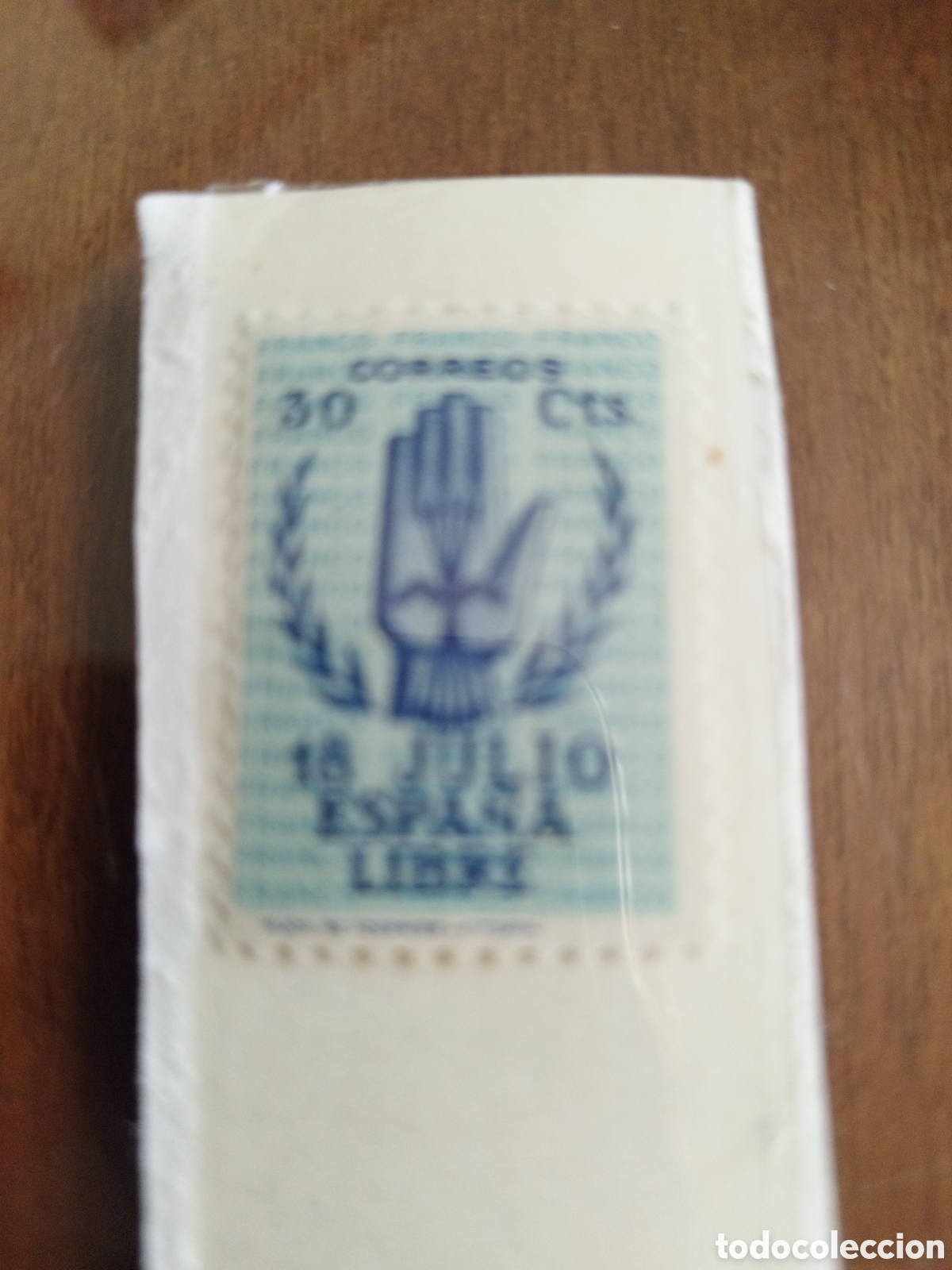 Sellos: 00853. II Aniversario del Alzamiento Nacional. Sello 30 cts. 1938