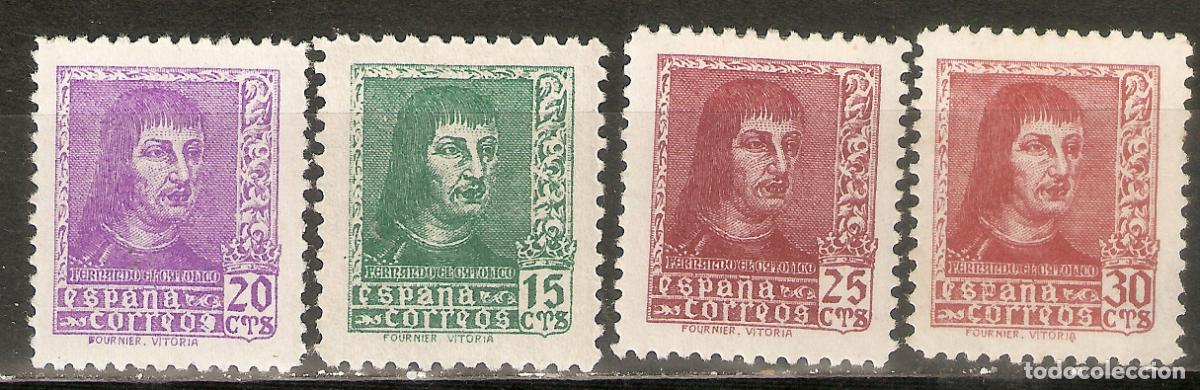Briefmarken: 1938 FERNANDO EL CATOLICO EDIFIL 841/4*