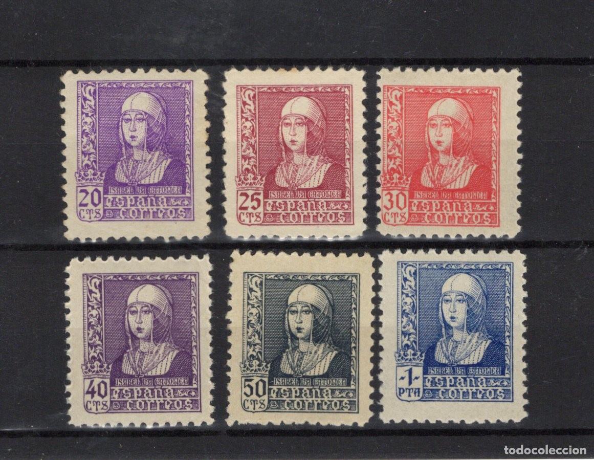 Sellos: PC1034 Sellos Espa&ntilde;a a&ntilde;o 1938 EDIFIL 855/860** sellos originales en NUEVO SERIE COMPLETA v.c 182 &euro;