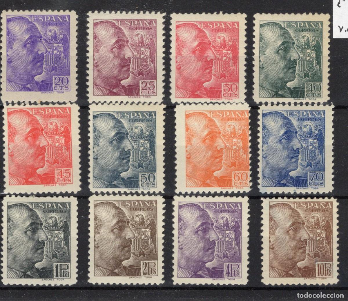 Stamps: PC1038 Sellos Espa&ntilde;a a&ntilde;o 1939 EDIFIL 867/878** sellos originales en NUEVO SERIE COMPLETA v.c 360 &euro;