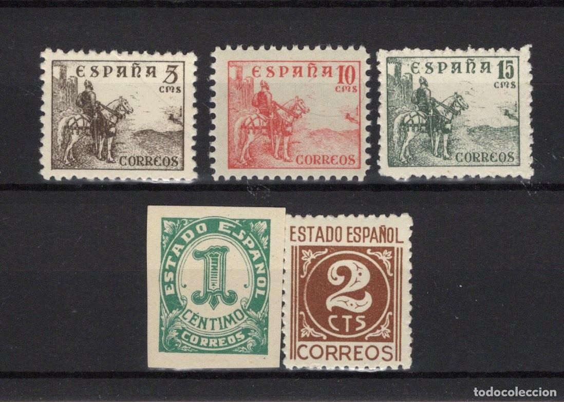 Briefmarken: PC1039 Sellos Espa&ntilde;a a&ntilde;o 1940 EDIFIL 914/918** sellos originales en NUEVO SERIE COMPLETA v.c 4.25 &euro;