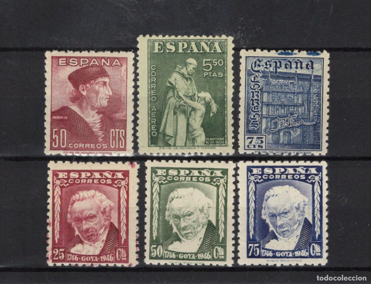 Briefmarken: PC1056 Sellos Espa&ntilde;a a&ntilde;o 1946 EDIFIL 1002/1007** sellos originales en NUEVO SERIE COMPLETA v.c. 12 &euro;