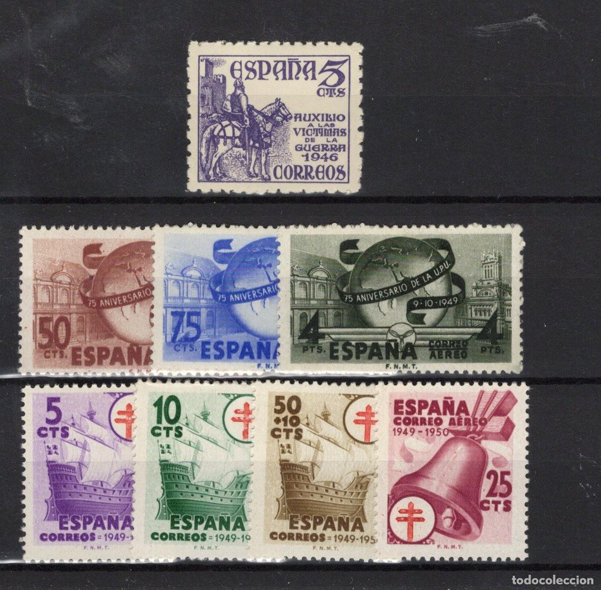Briefmarken: PC1063 Sellos Espa&ntilde;a a&ntilde;o 1949 EDIFIL 1062/1069** en NUEVO SERIE COMPLETA v.c. 7.20 &euro;
