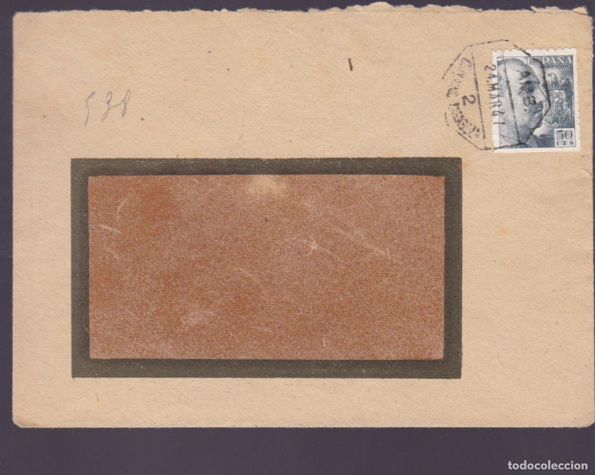 Sellos: F27-3- Carta Ambulante 2 CANFRANC-ZARAGOZA 1947