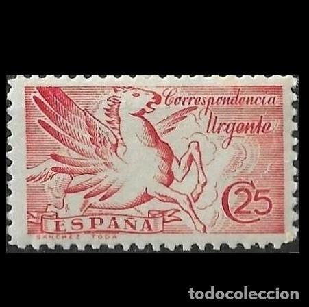 Sellos: Edifil 879 Sello Nuevo Espa&ntilde;a 1939 Pegaso