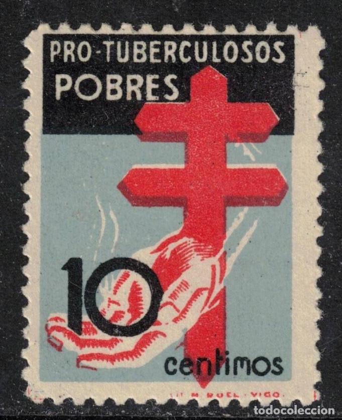Sellos: ESPA&Ntilde;A - PRO TUBERCULOSOS - * 840 - A&Ntilde;O 1937 - MH