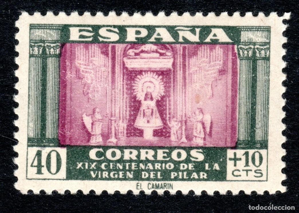 Sellos: EDIFIL 998 VIRGEN DEL PILAR 1946. VALOR CAT&Aacute;LOGO: 5,20 &euro;. MNH **
